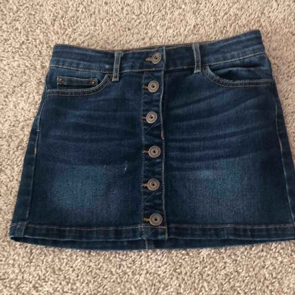 aeropostale jean skirt
